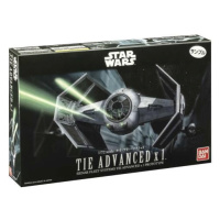 Plastikový modelový kit BANDAI SW 01214 - TIE Advanced (1:72)