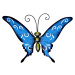 Signes Grimalt Ozdoba Z Motýlů Modrá