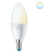 LED Žárovka WiZ Tunable White 8718699787073 E14 C37 4,9-40W 470lm 2700-6500K, stmívatelná