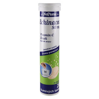 Medpharma Echinacea 50 mg + vitamin C + Zinek 20 šumivých tablet