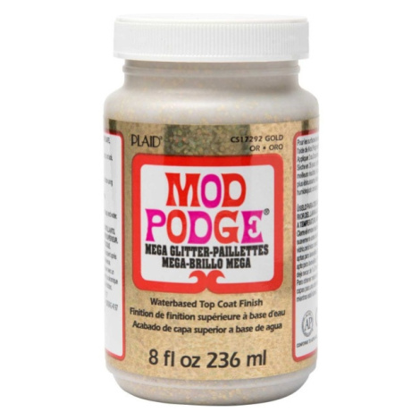 Mod Podge Hologram Glitter - Gold - Třpytivé lepidlo, lak a finiš 236 ml