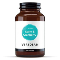 Viridian Synerbio Daily + Cranberry - Směs probiotik a prebiotik s brusinkovým extraktem 30 kaps