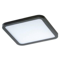 LED Stropní zápustné bodové svítidlo AZzardo Slim 15 Square 3000K IP44 black AZ2836 12W 1000lm 3