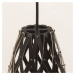david trubridge david trubridge Hinaki závěsná lampa 50 cm černá