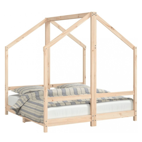 Dvojitá dětská domečková postel Dekorhome 90 x 190 cm vidaXL
