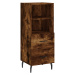 vidaXL Skříň highboard kouřový dub 34,5 x 34 x 180 cm kompozitní dřevo