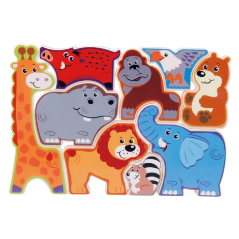 Divoké safari puzzle Playgo