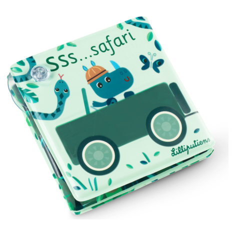 Lilliputiens - kouzelná kniha do vany s přísavkami - Safari