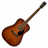 Fender PD-220E Dreadnought OV All MAH Aged Cognac Burst Elektroakustická kytara Dreadnought