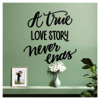 Zamilovaný citát na zeď - A true love story...