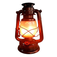 Závěsné LED svítidlo dobíjecí, imitace plamene 5W 250lm, Bronz