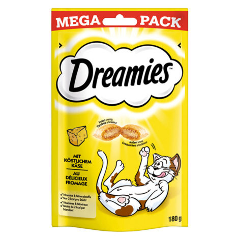 Dreamies Mega Pack se sýrem, 180 g