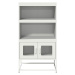 vidaXL Skříň highboard bílá 68x39x123 cm ocel