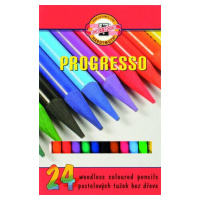 KOH-I-NOOR Progresso Woodless Coloured Pencils Sada barevných tužek 24 ks