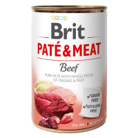 Brit Paté & Meat 12 x 400 g – výhodné balení - hovězí