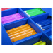 EDU3 Tříhranné pastelky K216, tuha 3 mm, 216 ks/12 barev v papírové krabici