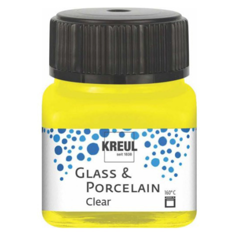 Kreul Barva na sklo a porcelán  clear 20 ml ŽLUTÁ