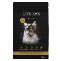 CAT'S LOVE granule Senior kachna 2 kg