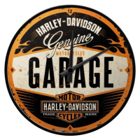 Hodiny Harley Davidson - Garage