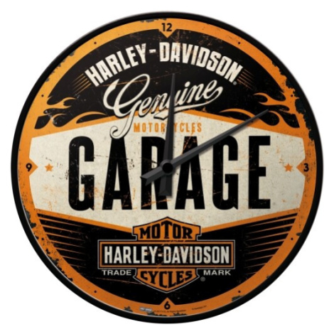 Hodiny Harley Davidson - Garage POSTERSHOP