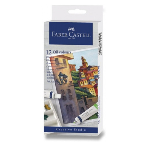 Olejové barvy Faber-Castell 12 barev, tuba 9 ml Faber-Castell