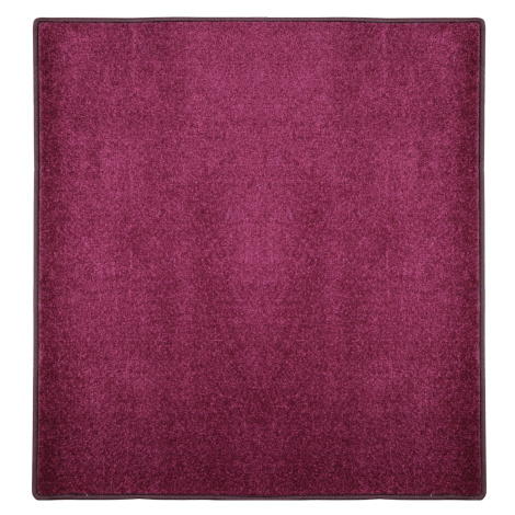 Vopi, Kusový koberec Eton fialový 48 čtverec, 100x100, fialová, chodba / předsíň