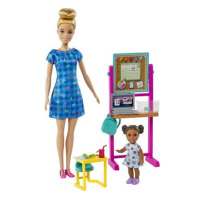 Mattel Barbie POVOLÁNÍ HERNÍ SET S PANENKOU - UČITELKA V MODRÝCH ŠATECH