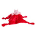 PEPPAPIG Mazlík, přítulníček pro miminka PEPPAPIG, 17x14cm, červená