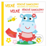 Velké pěnové samolepky: Hroch / Veľké penové samolepky: Hroch - kniha z kategorie Omalovánky