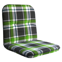 SCALA Polstr na nízkou židli, kostka, zelená