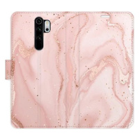 iSaprio flip pouzdro RoseGold Marble pro Xiaomi Redmi Note 8 Pro