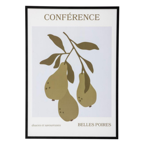 Obraz v rámu 75x52 cm POIRE Bloomingville - černý