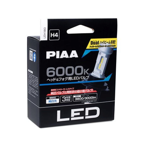 PIAA Gen4 LED náhrady autožárovek H4 6000K se zabudovaným startérem