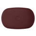 INFINITY OVAL keramické umyvadlo na desku, 55x36 cm, maroon red 10NF65055-2R