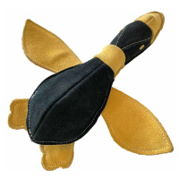PafDog Kachna Doris hračka pro psy z kůže a juty, 30 cm