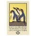 Obrazová reprodukce Vintage London Zoo Poster (Featuring Penguins), 26.7 × 40 cm