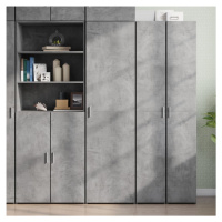 vidaXL Skříň highboard betonově šedá 50x42,5x185 cm kompozitní dřevo