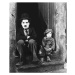 Fotografie Charles Chaplin And Jackie Coogan, 35x40 cm