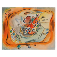 Obrazová reprodukce Sketch for Painting with Orange Border (1916), Wassily Kandinsky, 40 × 30 cm