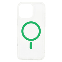 Dviced Magsafe iPhone 16 Pro clear case - Green