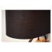 LuxD 24276 Designová stolní lampa Factor 55 cm černá - akácie