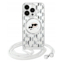 Pouzdro Karl Lagerfeld pro iPhone 16 6,1 transparentní MagSafe