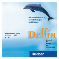 Delfin, zweibändige Ausgabe, 4 Audio-CDs Hörverstehe 2 Hueber Verlag