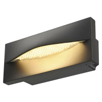 SLV BIG WHITE ADI, venkovní nástěnné vestavné svítidlo, LED, 3000K, IP55, antracit, 15,4 W 23363