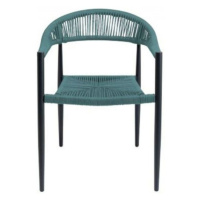 KARE Design Jídelní židle s područkami Cala Pi Petrol