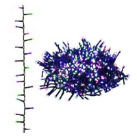 Shumee světelný LED řetěz s 1 000 LED pastelový barevný 25 m PVC