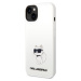 Karl Lagerfeld Liquid Silicone Choupette NFT kryt iPhone 14 Plus bílý
