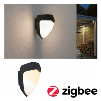 PAULMANN LED venkovní nástěnné svítidlo Smart Home Zigbee Ikosea neláká hmyz IP44 50x203mm CCT 4