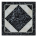 Samolepicí podlahové čtverce "mramor ornament 2", 2745050, 11 ks = 1m2