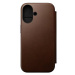 Nomad Modern Leather Folio Brown iPhone 16